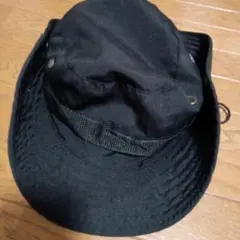 黒ナイロン製アウトドアハット