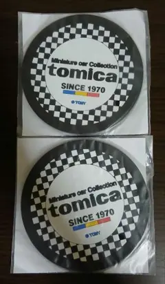 トミカ 一番くじ ラバーコースター2枚セット