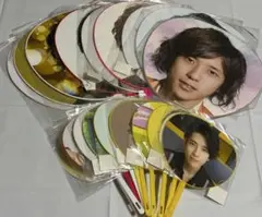 嵐　二宮和也くん ジャンボうちわ 9枚/ミニうちわ10枚（合計19枚）セット