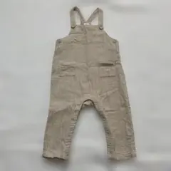 ②baby GAP ベージュ サロペット 0-12ヶ月