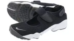 NIKE ナイキ 足袋スニーカー エアリフト 黒 24cm メッシュ 軽量
