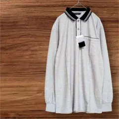 【新品】 TERADISO テラディソ 長袖 ポロシャツ 【L】ストライプ