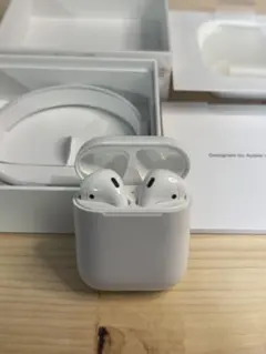 AirPods 第2世代 MMEF2J/A 箱付き ケーブルあり ジャンク