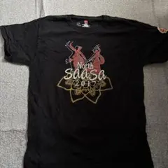 あ*様 Hanes 黒 Tシャツ Mサイズ ダンスデザイン USA古着90sのサムネイル
