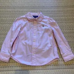 ラルフローレン ピンク長袖シャツ100