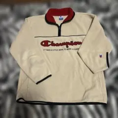 Champion フリースジャケット ベージュ
