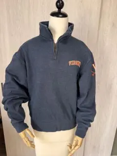 JANSPORT ハーフジップ スウェット ネイビー SサイズVIRGINIA