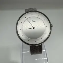 SKAGEN 腕時計 本体 シルバー メッシュベルトのサムネイル