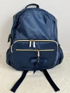 新品 ブルー 青色　リュックサック 軽量大容量 通勤 通学 旅行 マザーズバッグのサムネイル