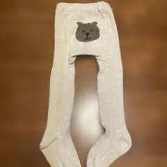ベビータイツ　クマ柄