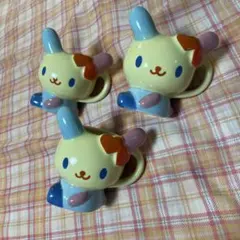 ウサハナ うさはな デザートカップ マグカップ 陶器 2004 サンリオ 3個 