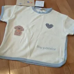 キッズTシャツ　トイプードルワッフル Tシャツ 100cm新品
