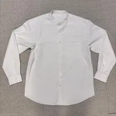 GU バンドカラー シャツ S ホワイト