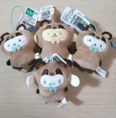 サンリオキャラクターズ　どうぶつ着ぐるみマスコット〜たぬき編〜