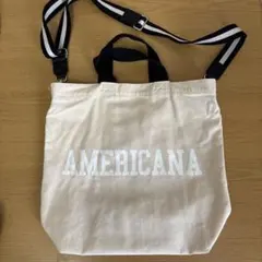アメリカーナ×アダムエロペ 2way ロゴトートバッグ