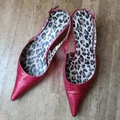 Dolce & Gabbana 赤 ポインテッドトゥ パンプス