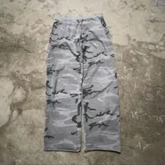 y2k wide sweat pants 迷彩 buggy 平成 モード グレー