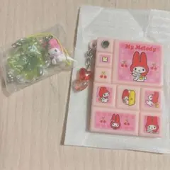 サンリオ シークレット タイルシール風ミニミラー クローバーストラップ マイメロ