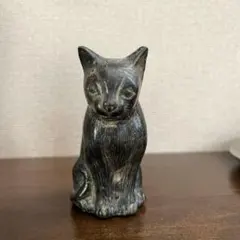 【カロリーヌ様専用】猫の金属製置物　アンティーク調