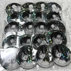 進撃の巨人anique リヴァイ ホログラムビッグ缶バッジセット