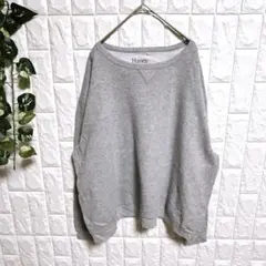 a0053【Hanes /ヘインズ】グレー スウェット　トレーナー