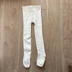 キッズ タイツ ホワイト 105cm
