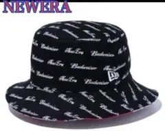 New Era Budweiser バケットハット リバーシブル黒&赤