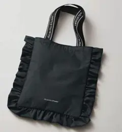 JILL by JILL STUART フリルトートバッグ ブラック　新品