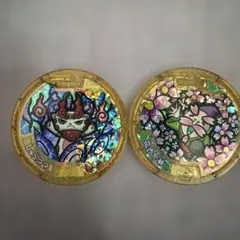 妖怪ウォッチ　妖怪メダル　しゅらコマ　花さか爺