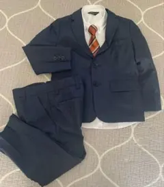 入学式　卒園式　冠婚葬祭　キッズ　子供　スーツ　110 フルセット　靴のおまけ付