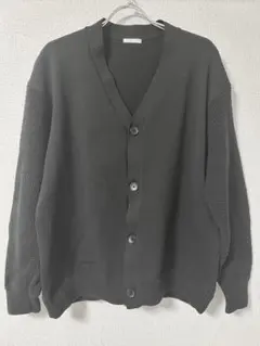 GU ブラック Vネック カーディガン　mサイズ