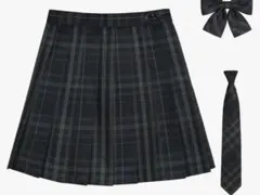 レディース　制服　リボン　ネクタイ　スカート　セット　コスプレ