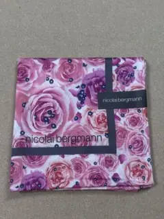 nicolai bergmann ハンカチ ピンク 花柄