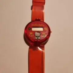 Hello Kitty デジタル腕時計 レッド