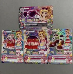 アイカツカード　ビーチスプラッシュ 大空あかり　マクドナルド