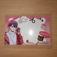 ブルーロック バレンタイン アニメイト 特典 箔押しメッセージカード 潔世一