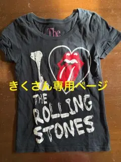 The Rolling Stones 半袖Tシャツ ブラック平成ギャル