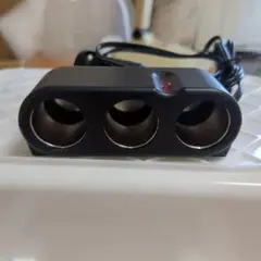 3連　増設電源　ソケット　12V用　 即決オマケ付き