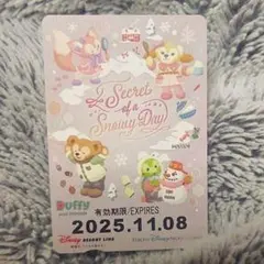 リゾートライン二次元コードおとな使用済フリーきっぷ１枚★シークレットスノー