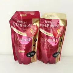 【新品】ツバキ プレミアムモイスト＆リペアシャンプー&トリートメント詰替各1
