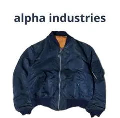 alpha industries MA-1 フライトジャケット ネイビーusa
