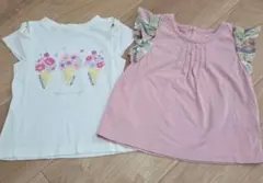 SLAP SLIP アイスクリームプリント Tシャツ まとめ売り　90 女の子