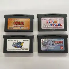 【GBA】ゲームボーイアドバンス ソフト　4本セット