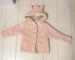 【GAP】 Baby くまみみアウター　18〜24month ピンク