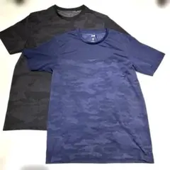 UNIQLO GU スポーツシャツ　トレシャツ　カモフラ　迷彩　美品