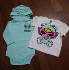 新品未使用　ヒスミニ　しっぽ付きロンパース　80 2025年最新】ヒスミニ 80の人気アイテム - メルカリ