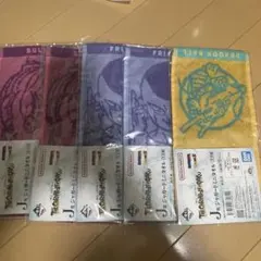一番くじドラゴンボール、ジャガードミニタオル　ラバーチャーム　アクスタ