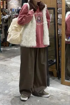 niko and チェックツイルパンツ