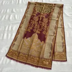 イタリア製　ETRO シルク&ウール　ストール　ペイズリー　エトロ　SILK 毛