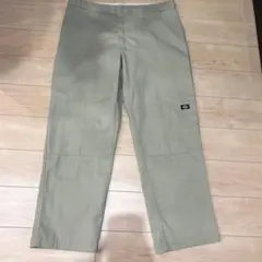 ディッキーズ　カーキチノパン　ダブルニー　ルーズストレート　ワークW44 L3